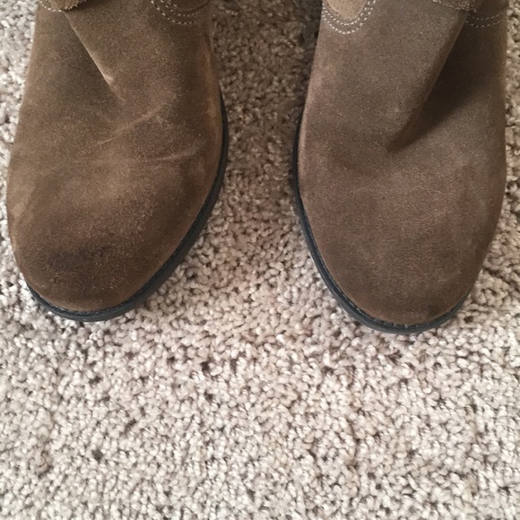 EUC Sz 7.5 La Canadienne brown suede booties - Picture 8 of 8